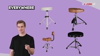 Drum Stools Setup on a Budget | Best Quality Drum Stools by 5Core!