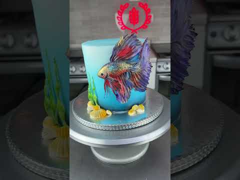 🫧Un pez bajo el mar 🫧 #artecomestible #cake #pastel #pasteleria #creatividad #pastelería