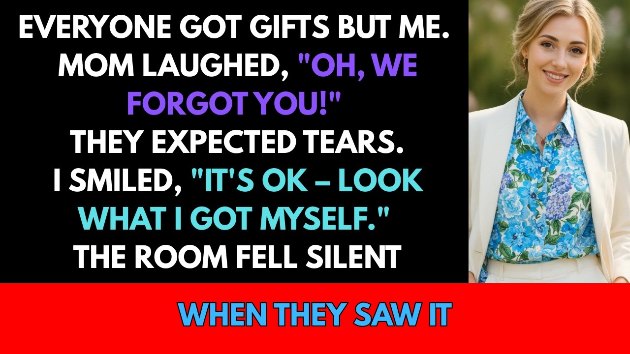 At Christmas Dinner, My Family Gifted Everyone Except Me — Then I Revealed My Empire