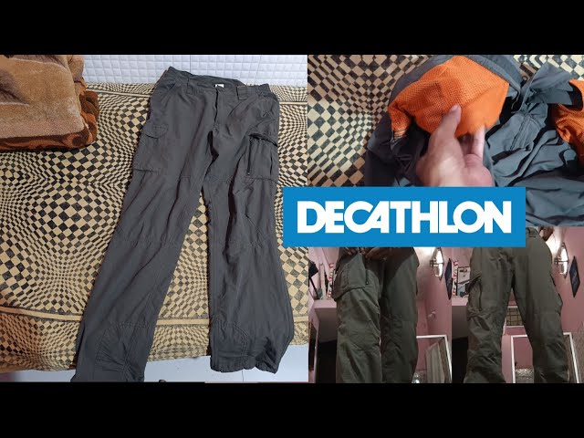 Girls CARGO PANTS by DECATHLON CREATION Gray-Olive ELASTIC WAIST Size 12  Months | eBay