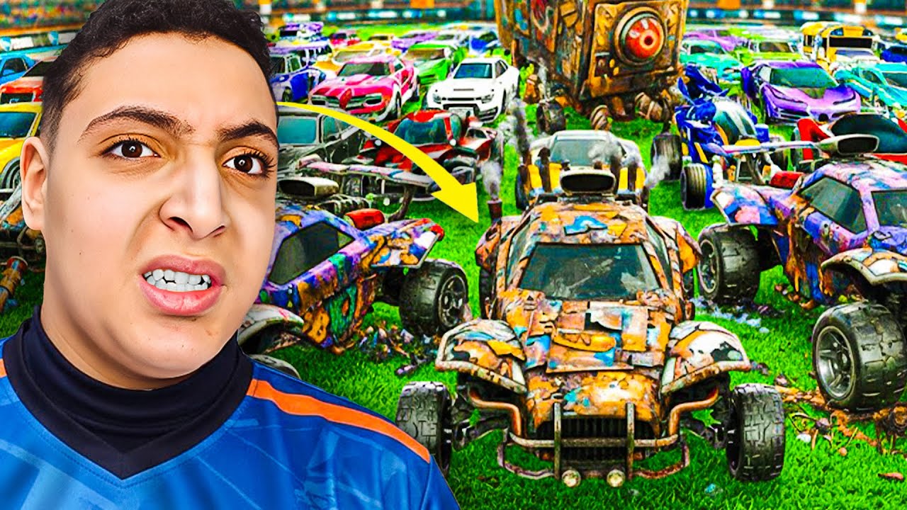 جربت العربيات العشوائية في روكت ليج… ودي كانت النتيجة 😭