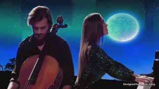 ❄️Winter moon ... (Lola Astanova and Hauser performing "Moonlight Sonata" by Beethoven)❄️