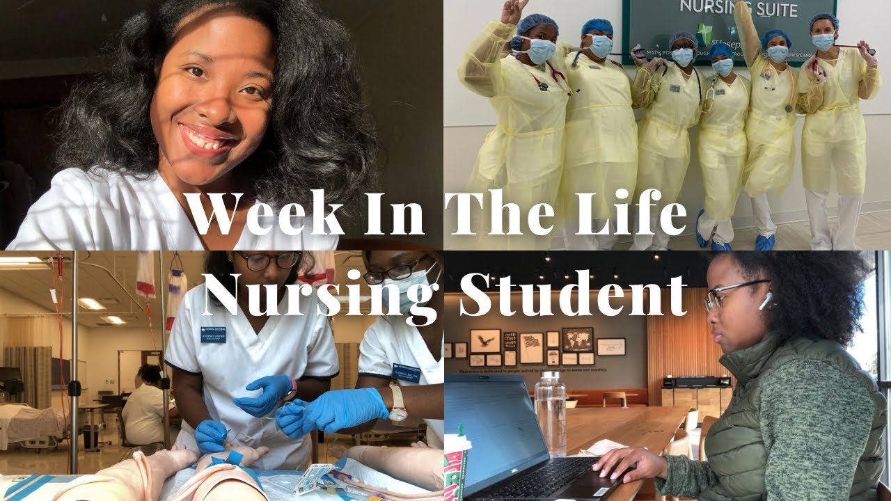 WEEK IN THE LIFE NURSING SCHOOL VLOG | First Semester | Last Day of ...