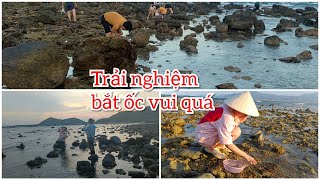 Trải nghiệm bắt ốc Tại Dốc Lết, vui thật