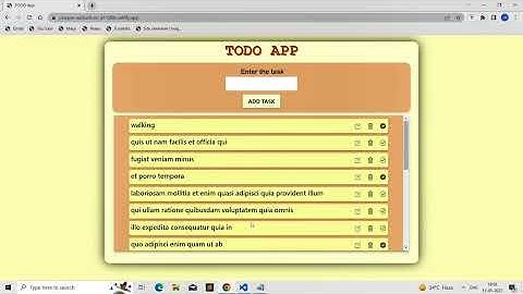 todolist app using React || Coding Ninjas Project|| CodinNinjas Skill test#coding #react #todolist