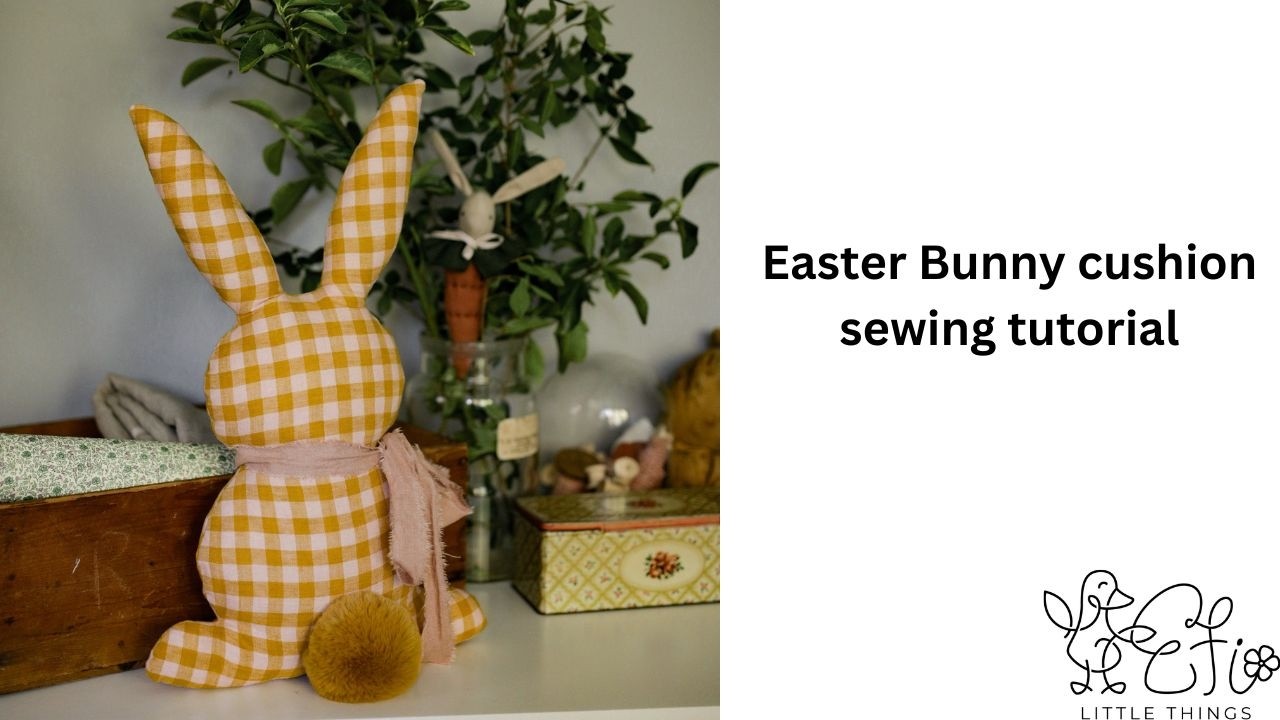 Easter bunny cushion