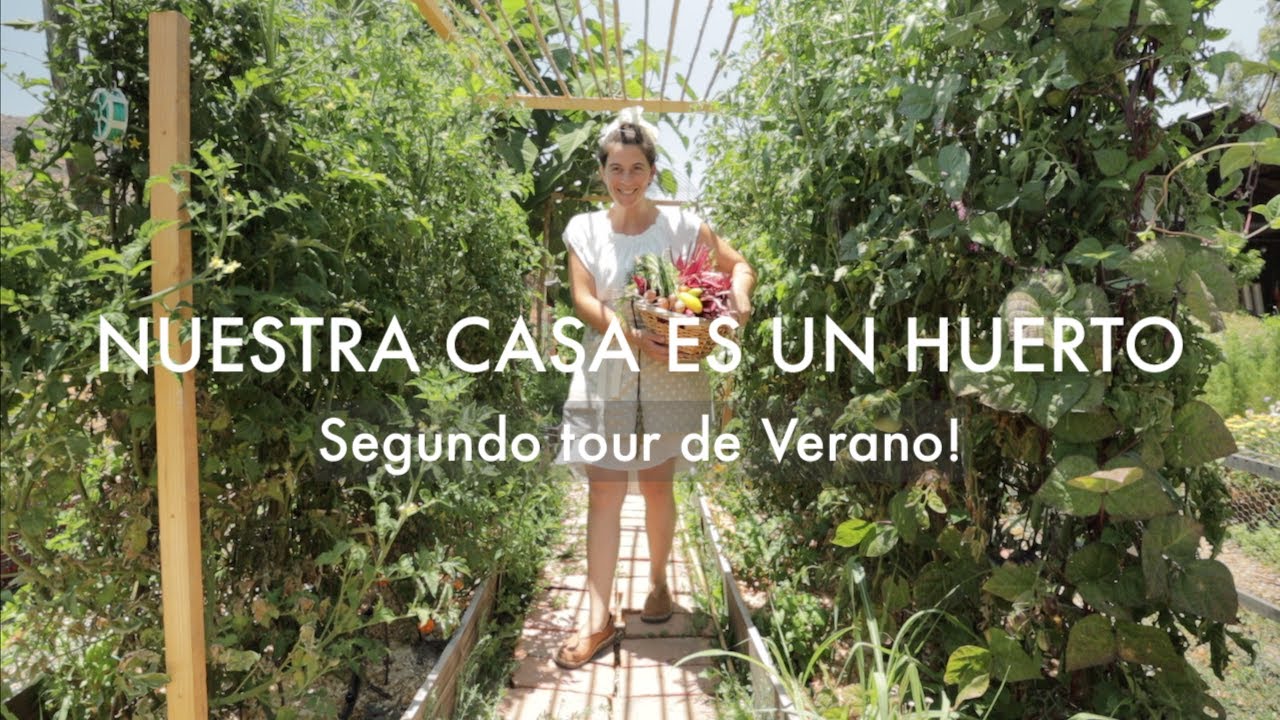 Nuestra casa es un Huerto | Segundo Tour de Verano ! Cucamelons y todo Verde!