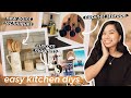 DIY KITCHEN DECOR *FUNCTIONAL* | Aesthetic Cork Board Organizer, Clay Magnets, Ceramic Paint Hack