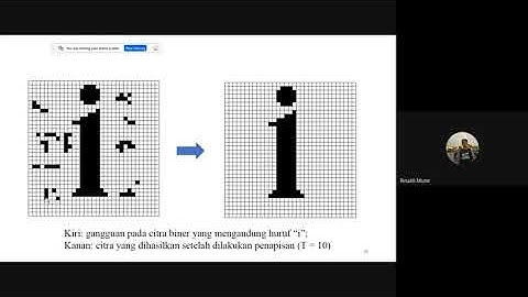 Citra-09 (2021): Citra biner  (Rekaman kuliah IF4073 dengan Google Meet)