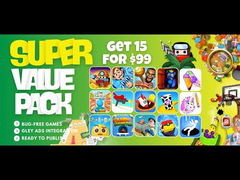Super Value Pack Top 15 Trending Game Unity Source Code - Get Unity Code