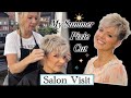 Salon visit  my summer pixie cut