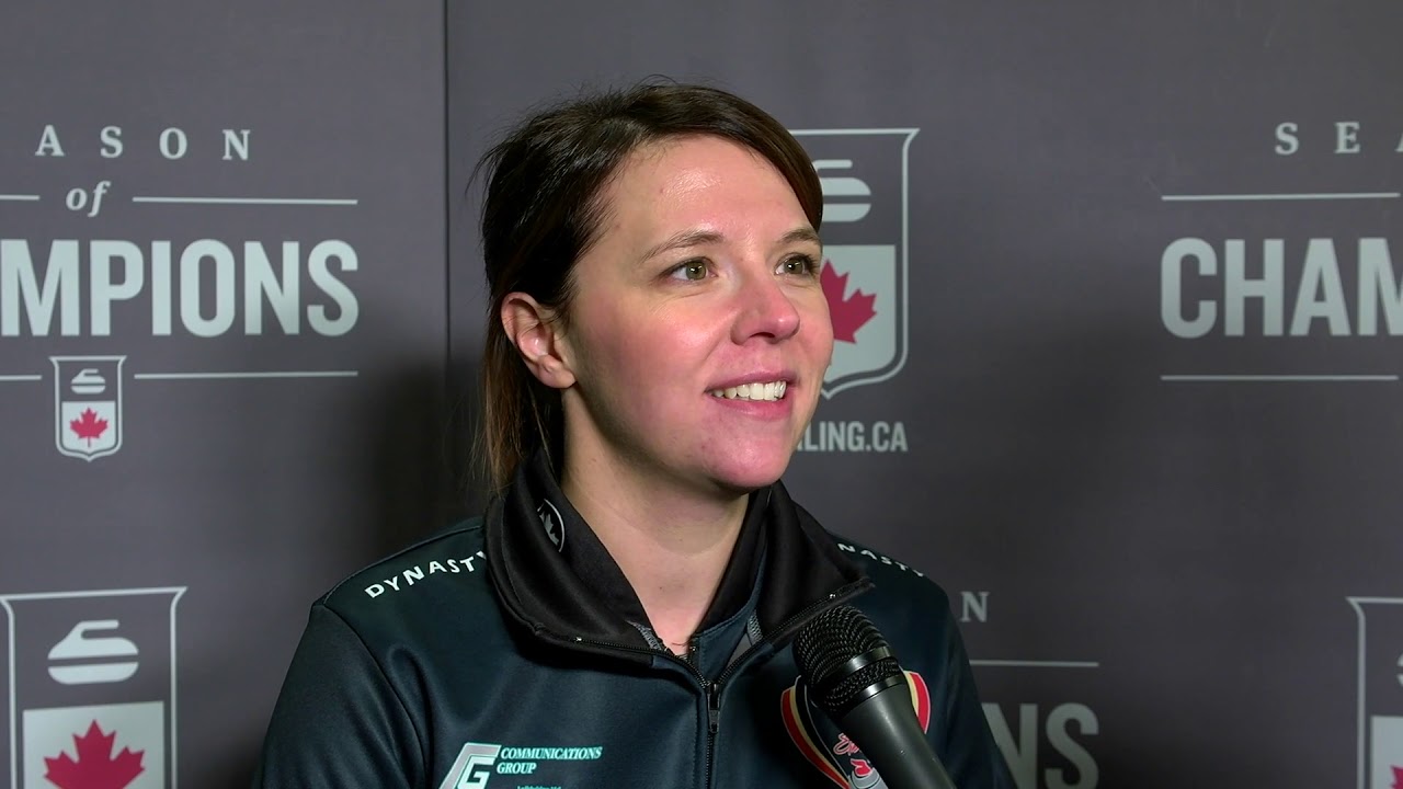 2018 Home Hardware Canada Cup - Media Scrum - Draw 2 ice cube