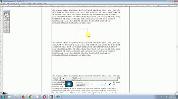 Working With Pagemaker Text Tool Part2