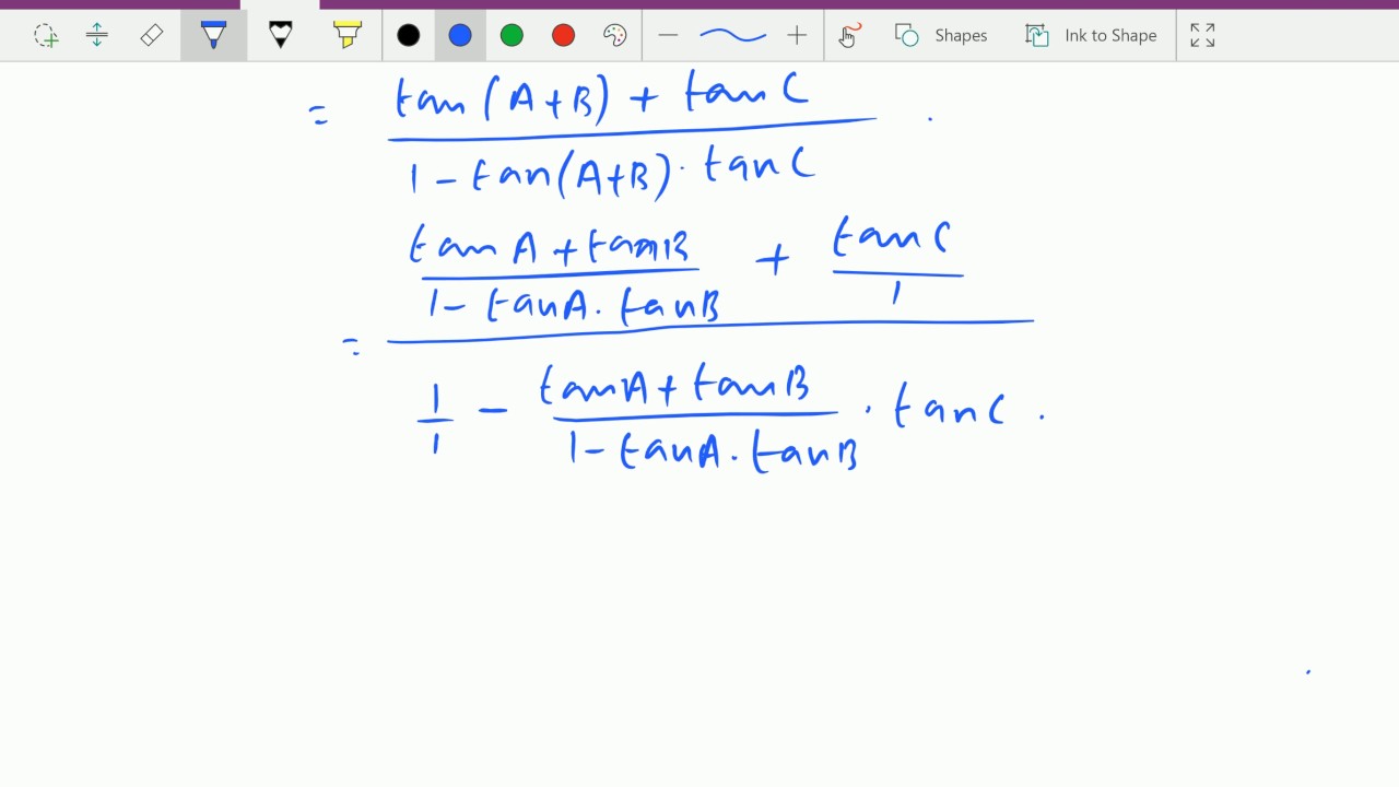 Trigonometry Proof Of Tan A B Tan A B Tan A B C Formulae 33 Youtube Trigonometry Proof Of Tan A B Tan A B Tan A B C Formulae 33 Youtube