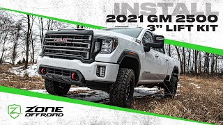 2020+ GM 2500  3' Lift Kit | How To Install