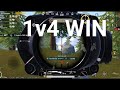 1v4 SOLO CLUTCH Chicken Dinner 😱 | PUBG Mobile Full Gameplay (Noob to Pro)