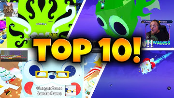 TOP 10 Youtubers Hatching GARGANTUANS!😍🤑-Pet Simulator 99