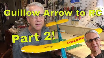 Guillow Arrow RC-conversie - Deel 2