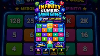 Infinity Number Merging Unity Source Code #unitysourcecode #puzzleunity2d #puzzlegameunity