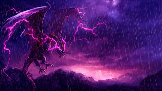 Un Drago Che Vola Nel Cielo In Una Notte Di Tempesta - Dormi Bene Con Forti Piogge E Tuoni screenshot 5