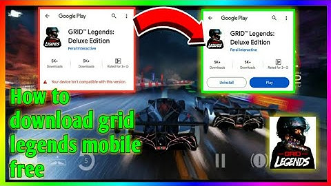 Grid Legends deluxe edition |your device isn