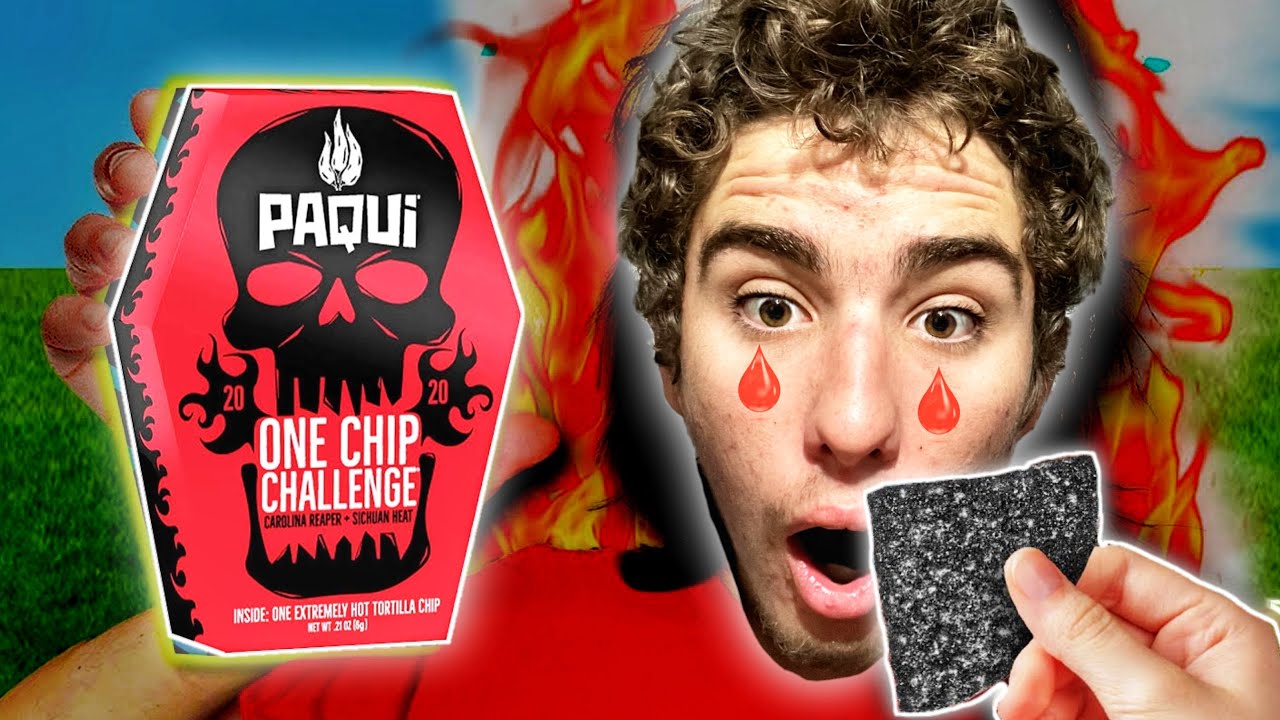 My Spiciest Ever Challenge ( One Chip Challenge ) Funny Reaction YouTube