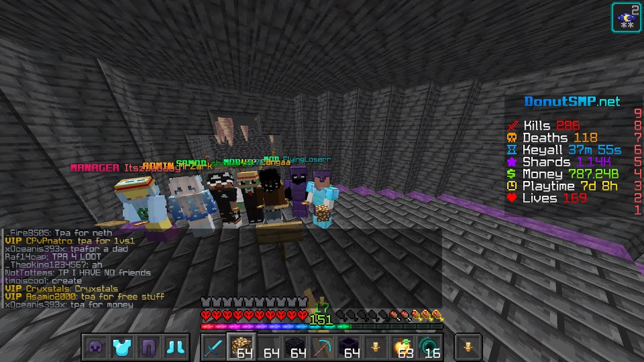 Donut SMP!! Rating Bases FFAS 1B giveways YouTube