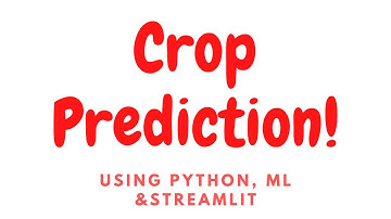 Crop Prediction (Language: Bangla) using Python, ML, Streamlit & Heroku