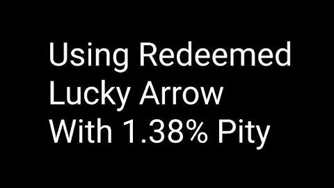 [YBA] Using The Redeemed Lucky Arrow Code On My Main With 1.38% pity