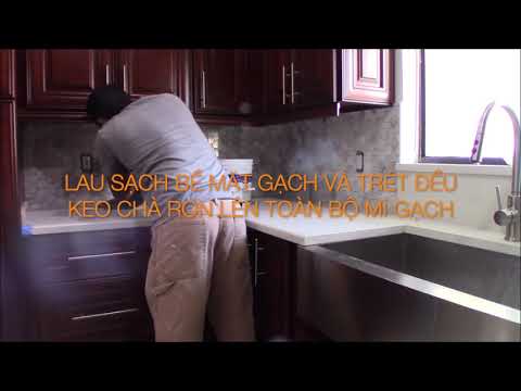 Hướng dẫn ốp gạch Mosiac Lục giác