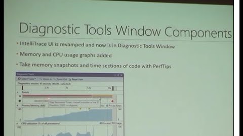 Visual Studio 2015 Diagnostic Tools. Part 1