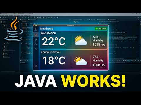 I Built a Live Weather Dashboard in Java – And It Actually Works