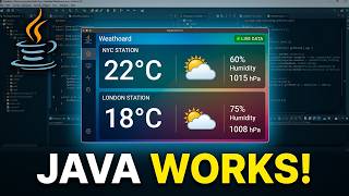 I Built a Live Weather Dashboard in Java – And It Actually Works screenshot 2