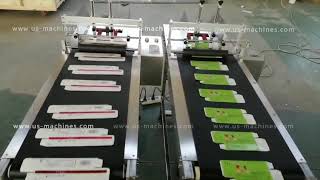 Cosmetic soft tube  hose carton box high speed paging dispensing machine screenshot 5