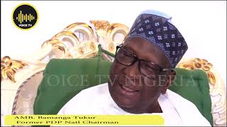 Exclusive Interview With AMB. Bamanga Tukur On State Of The Nation In Nigeria