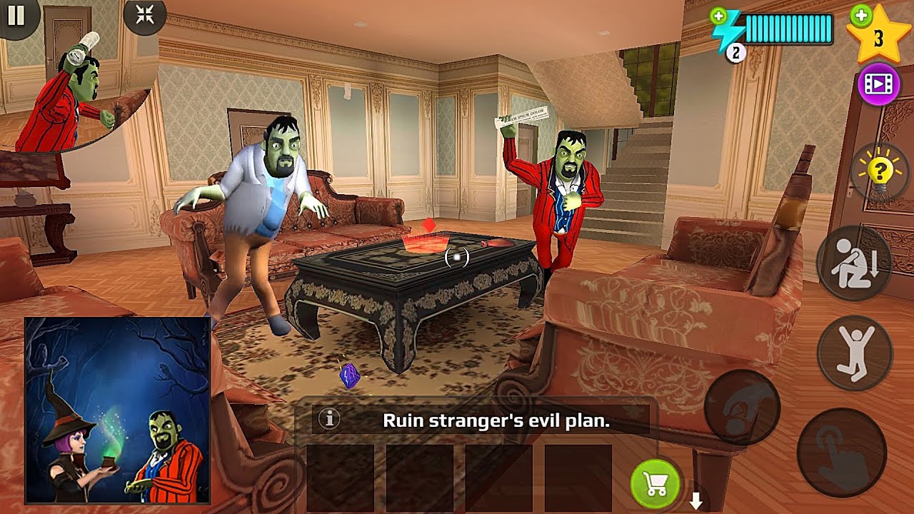 Scary Stranger 3D - New Update Game Of Stones | Magic Level Easy Gameplay