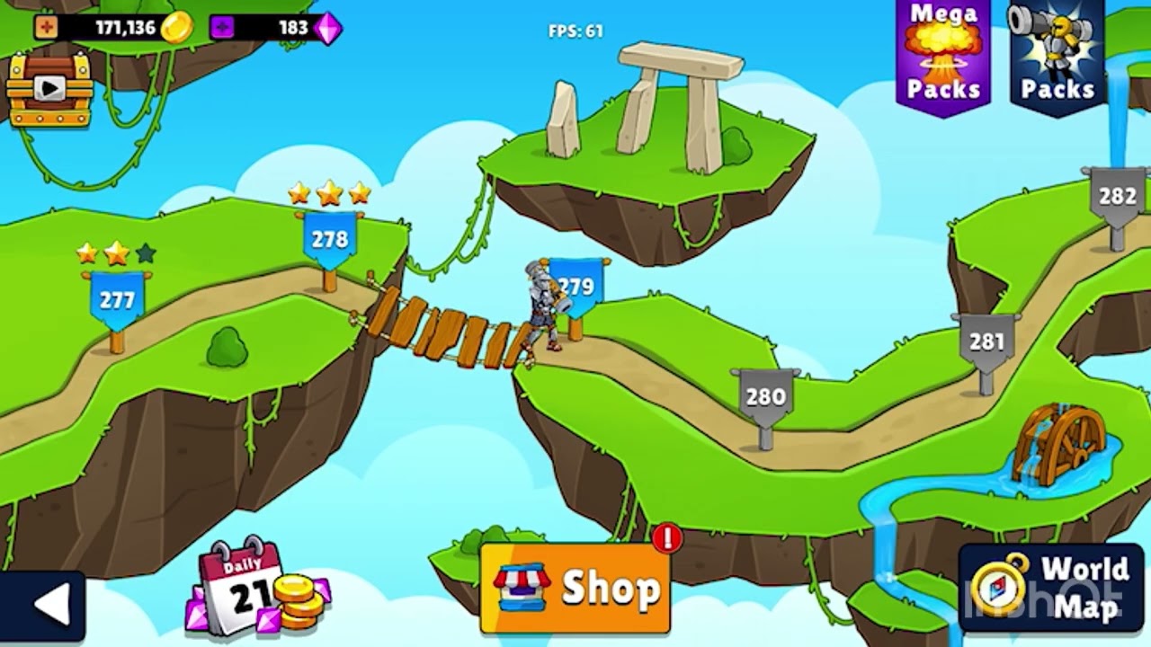 Bomb stick. Bazuka level 275-280