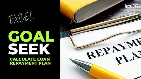 How To Use Excel Goal Seek Tool | PMT Function | What-If-Analysis