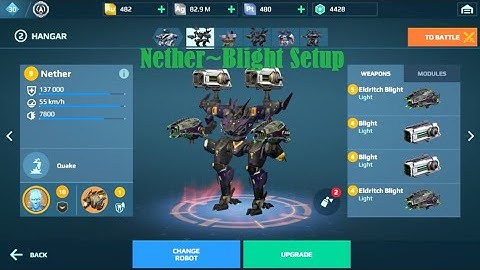 Nether~Blight with Everett Pilot || War Robots Gameplay || #netherblight