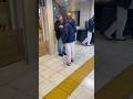 パキ眼鏡VSザビエルハゲ 駅で発見ガチ喧嘩ww #shorts #電車 #喧嘩自慢 #ブレイキングダウン #ケンカ #路上 #駅