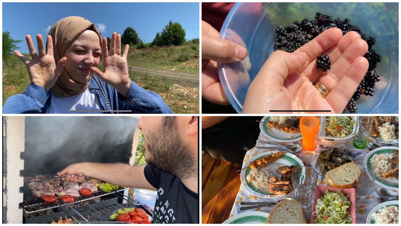 KÖYDE DÜNÜRLERLE MANGAL PARTİSİ VERDİK | BEBEĞİMİZ KENDİNİ GÖSTERMİYOR 🤦🏼‍♀️ | GÜNLÜK VLOG