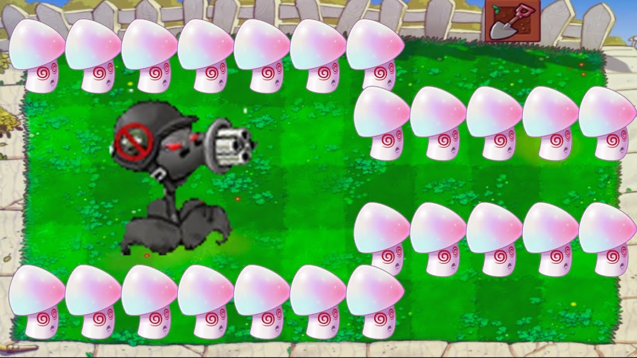 Doom Gatling Pea vs Hypno Shroom vs Dr. Zomboss - Plants vs Zombies ...