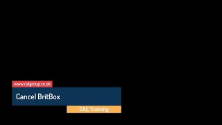 Cancel BritBox