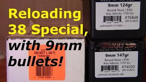 Reloading 38 Special with 9mm bullets