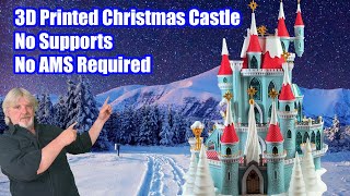 Create a Stunning 3D Christmas Castle for Your Holiday Decor