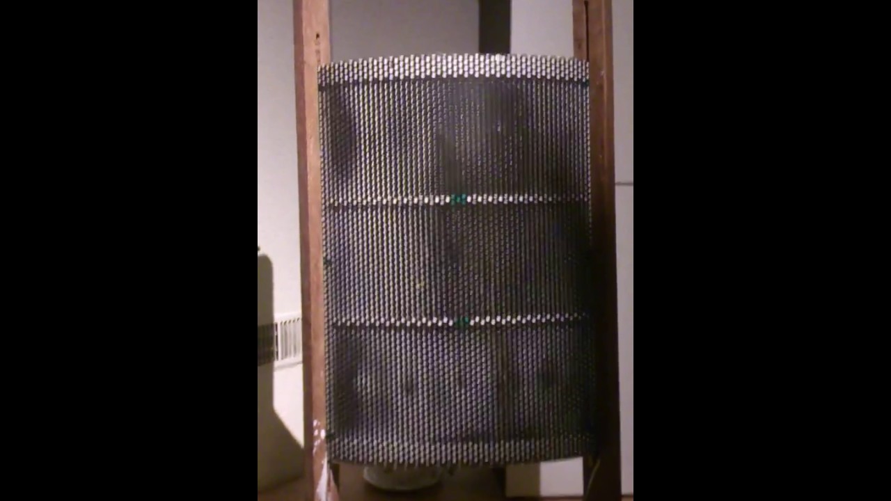DIY curved full range ESL electrostatic speaker YouTube
