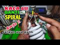 AMAN TIDAK KONSLET‼️KACA SPIRAL DIPASANG PADA MESIN 4U