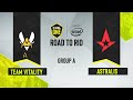 CS:GO - Astralis vs. Team Vitality [Dust2] Map 1 - ESL One: Road to Rio - Group A - EU