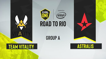 CS:GO - Astralis vs. Team Vitality [Dust2] Map 1 - ESL One: Road to Rio - Group A - EU