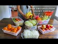 Food Organization [ Silent Vlog ]